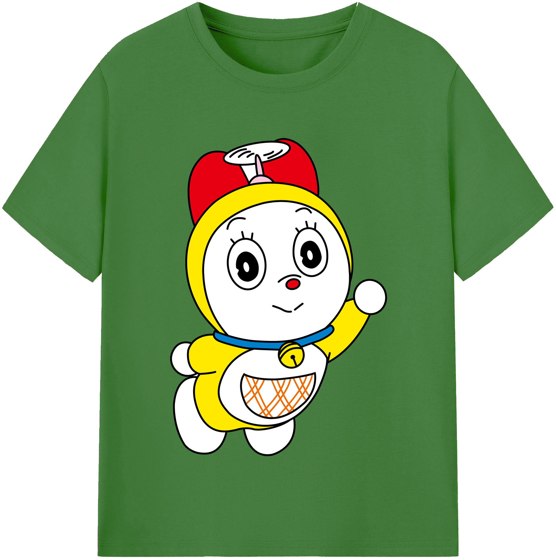 （画像用） ドラえもん ドラミ Doraemon Dorami レディースカジュアルプリントTシャツ（綿100％）